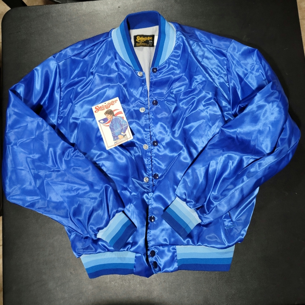 Vintage 1984 The Blues world tour jacket.